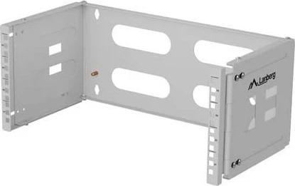 Kasë muri LANBERG 19 inch 4U, varëse, gri