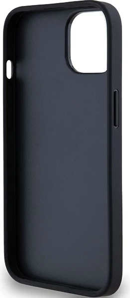 Mbështjellës DKNY Mono Stripe & Metal Logo për iPhone 15/14/13, i zi