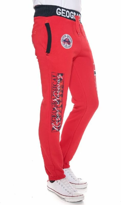 Pantallona për meshkuj Geographical Norway, të kuqe