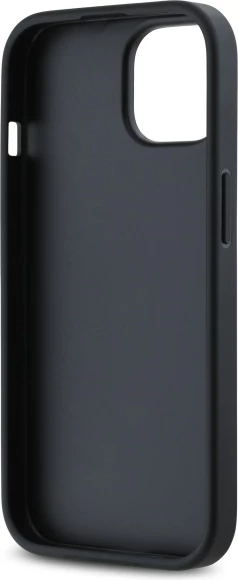 Mbështjellës DKNY Quilted Stack Logo për iPhone 15, i zi