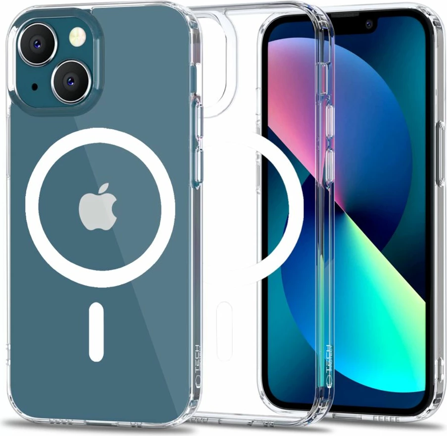 Mbështjellës Tech-Protect MagMat MagSafe për iPhone 13, Transparent