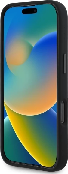 Mbështjellës BMW Silicone Cut Tricolor Lines MagSafe për iPhone 16 Pro Max, Zi