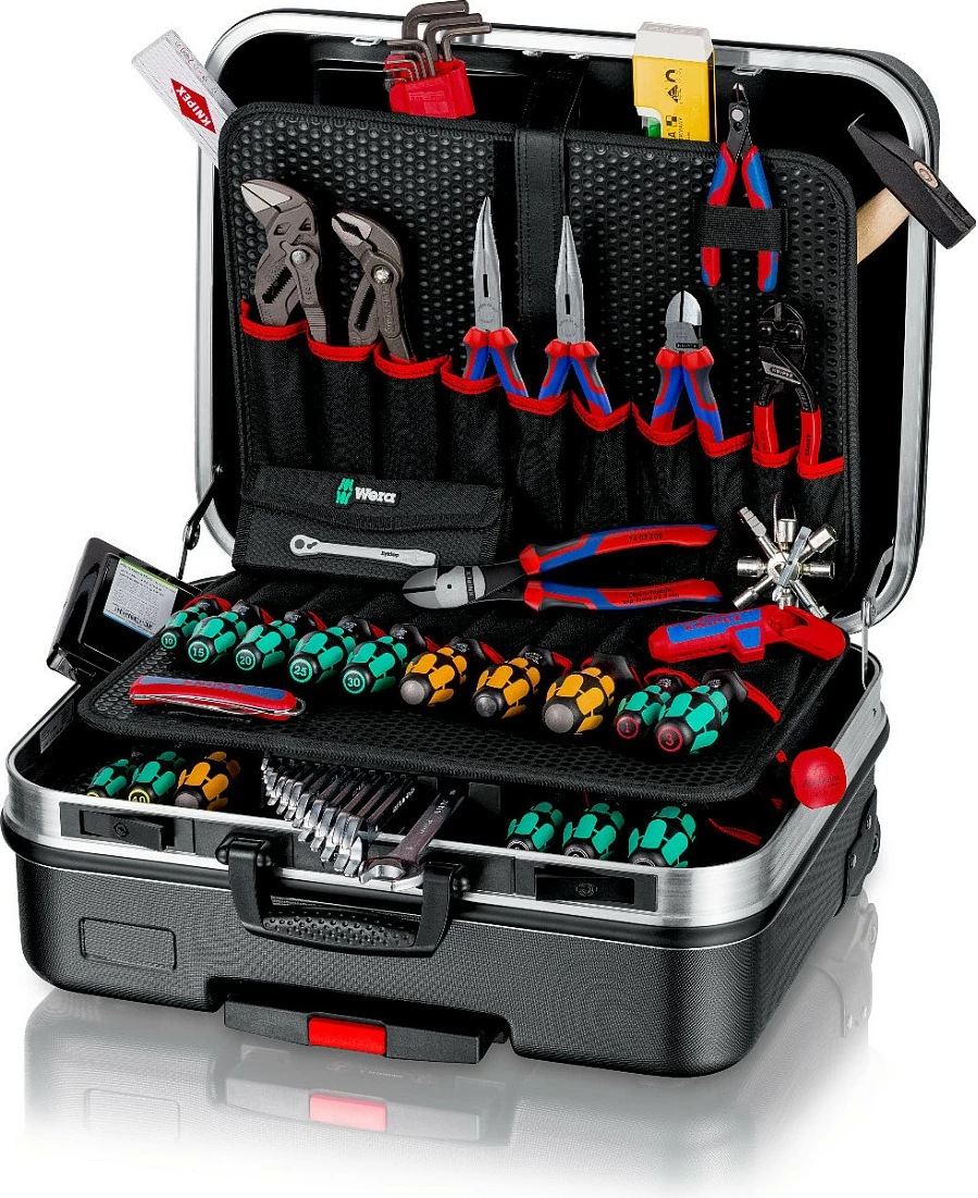 Kasë veglash Knipex BIG Basic Move Mechanik, e zezë