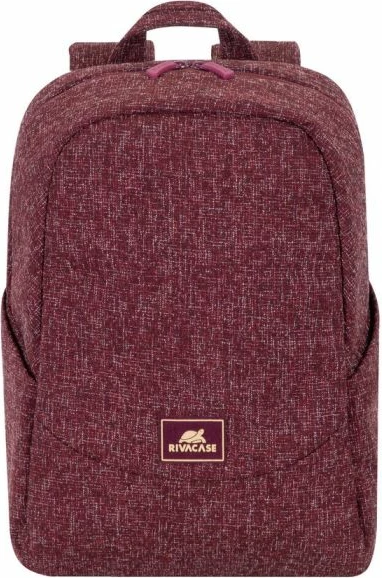 çantë shpine për laptop RIVACASE 7923, 13.3\", waterproof tweed, e kuqe