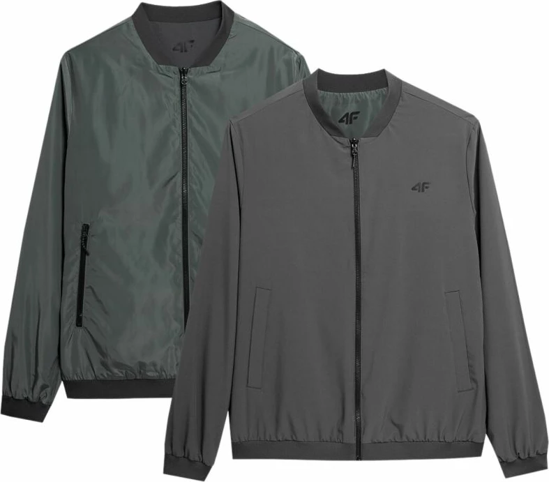 Xhaketë për meshkuj 4f M013, gjelbër dhe hiri