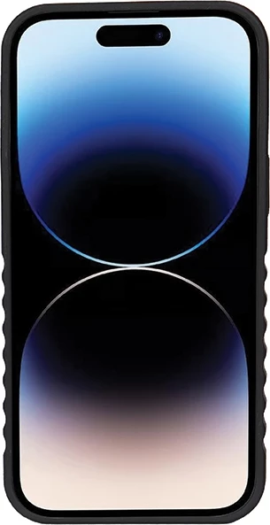 Mbështjellës Audi për iPhone 14 Pro Max, lëkurë sintetike, MagSafe, kafe