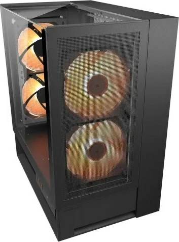 Kasë Cougar OmnyX midi tower ARGB e zezë