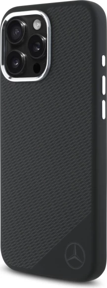 Mbështjellës Mercedes MEHMP16L23SUGDK për iPhone 16 Pro 6.3", silikon, MagSafe, i zi