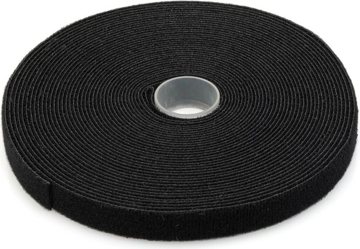 Shirit ngjitës për kabllo Digitus AK-770905-100-S, 10m x 15mm, i zi