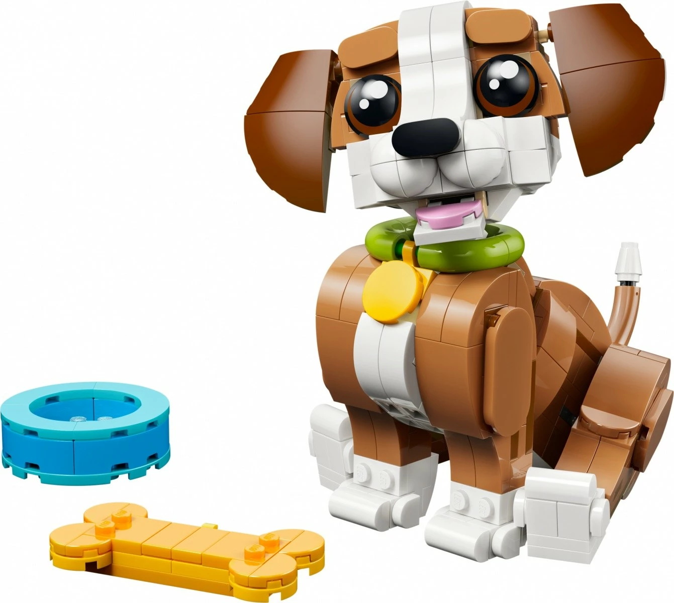 Set ndërtimi, LEGO, 31382 Creator Cute Animals Playful Puppy, 3‑in‑1, 336 pjesë, 8+