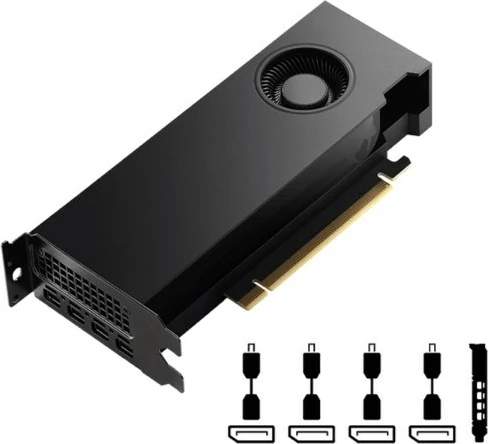 Kartë grafike PNY NVIDIA RTX 4000 për server, 20 GB GDDR6