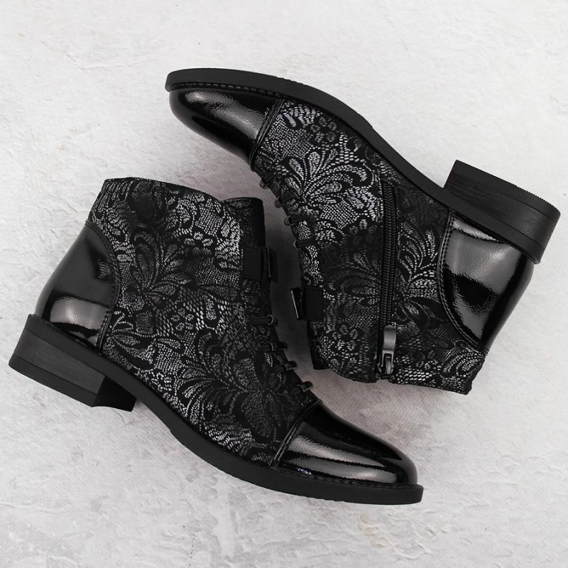 Çizme për femra Sabatina, të zeza