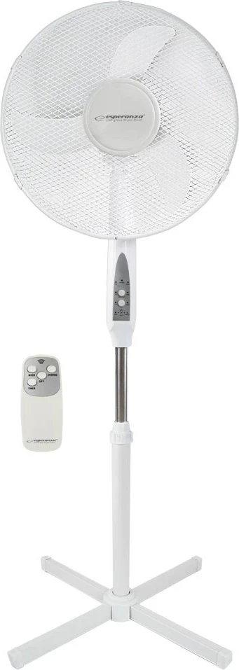 Ventilator qëndror Esperanza EHF007WW, me telekomandë, i bardhë