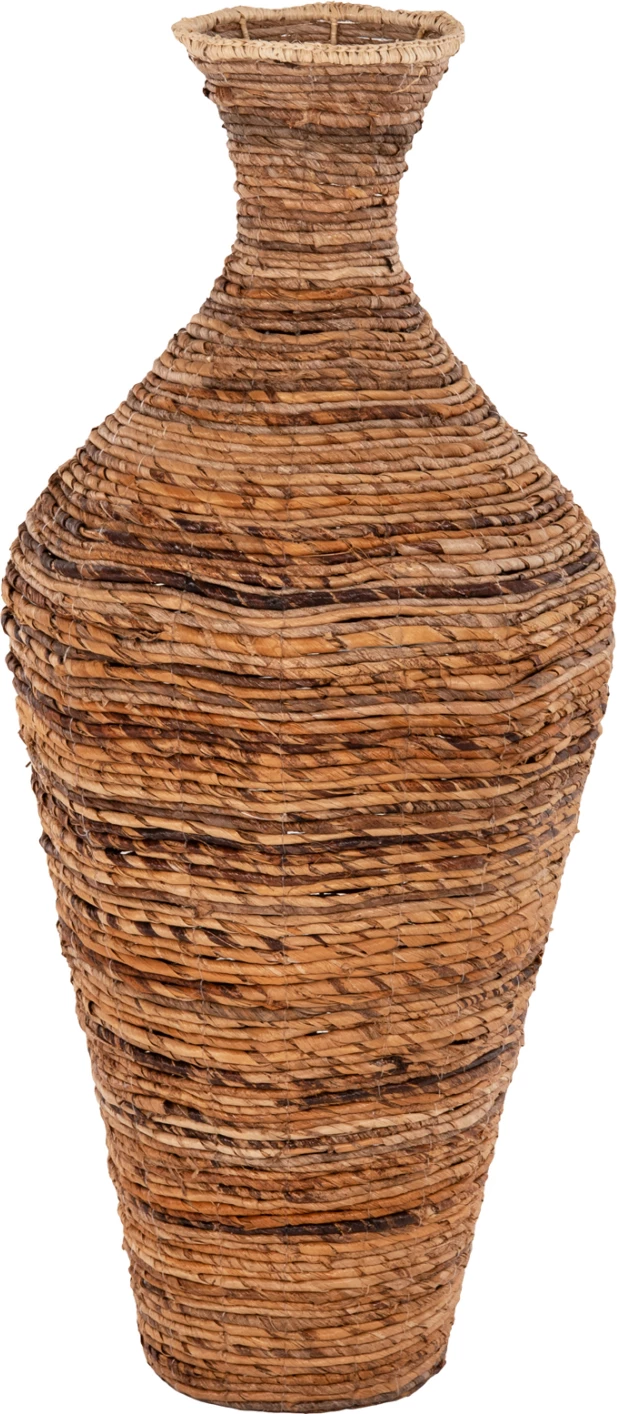 Vazo dekorative për dysheme, FH7836, ngjyrë kafe, Φ43x100H cm