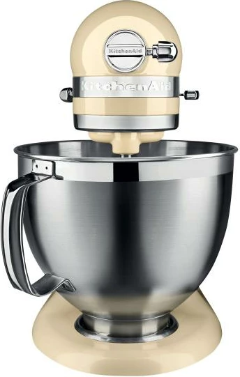 Mikser planetar KitchenAid Artisan 5KSM185PSEAC 4.8L, set me 2 tasa (4.8L + 3L), krem