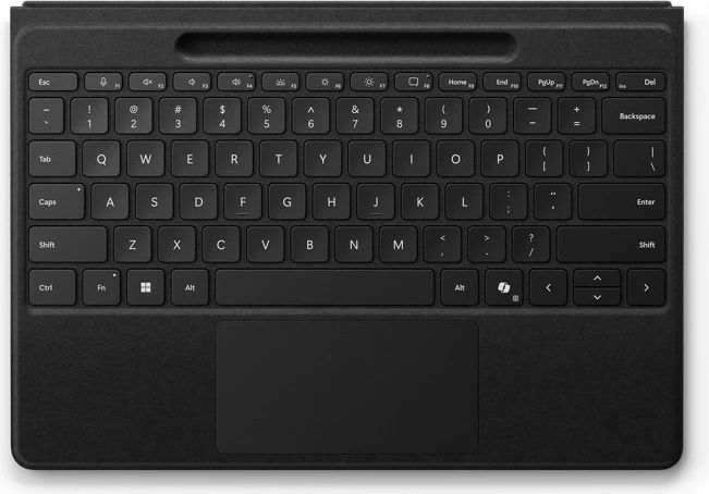 Tastierë mekanike Microsoft Surface Pro Flex me touchpad, Bluetooth, gjermanisht, e zezë