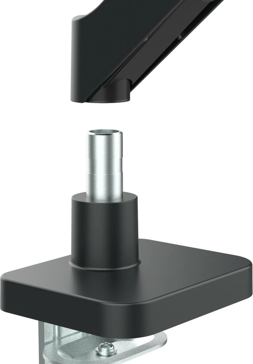 Mbajtës tavoline për 2 monitorë Maclean MC-134, 17-32\", VESA 75x75/100x100, 2-10 kg, i zi