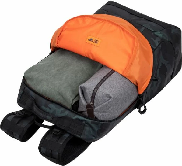 Çantë shpine për laptop RIVACASE 7661, 32L, për 17.3\", Navy Camo