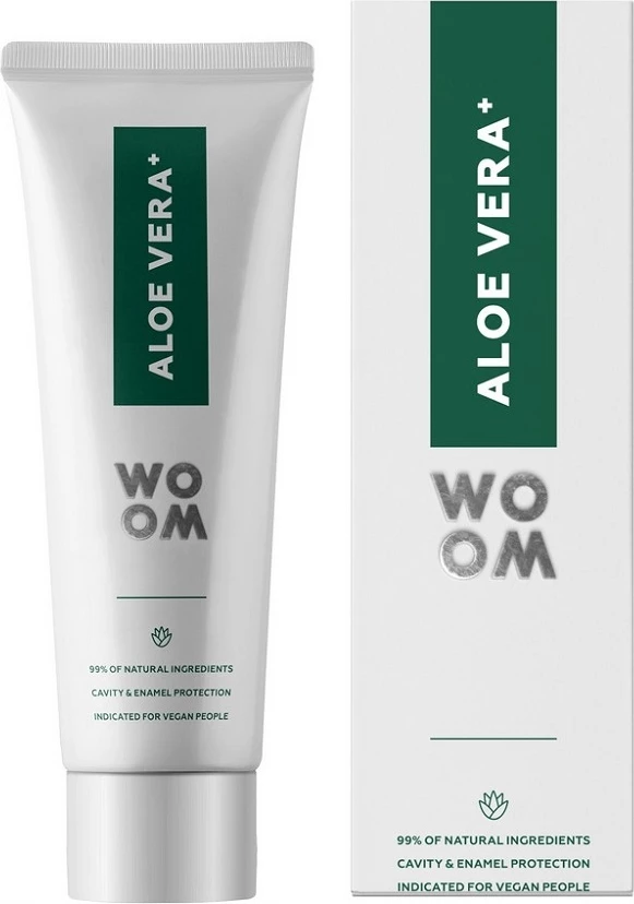 Pasta për dhëmbë Woom Aloe Vera+ Natural Organic 75ml