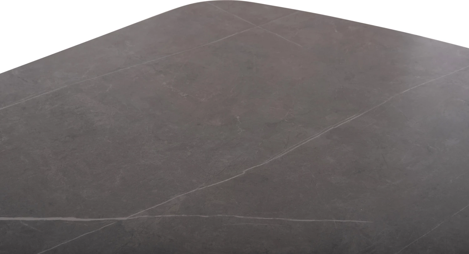 Tavolinë e madhe për jashtë, alumini ngjyrë gri e errët, sipërfaqe prej guri të sinterizuar, 240x100x76 cm