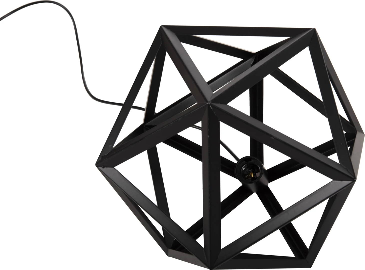 Llambë varëse tavani, metal i zi, FH4073, 30x30x35H cm