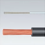 Mjet zhveshës kabllosh Knipex KP-1262180, automatik, me prerës, zi/kuqe