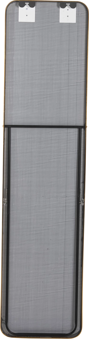 Pasqyrë qëndruese në dysheme, kornizë alumini, ngjyrë ari, BOELY FH9577.30, 40x35x160H cm
