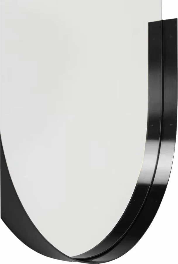 Pasqyrë ART, kornizë alumini e zezë, 50x115cm