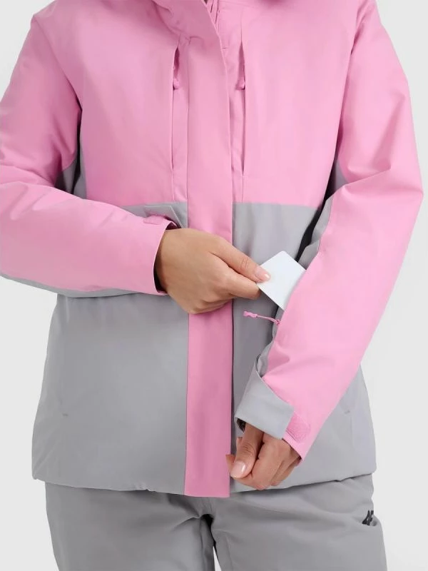 Jakne skijimi për femra 4f, e kaltërt