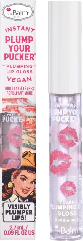 Lip Gloss The Balm Instant Plump Your Pucker Buck-a-Roo 2.7ml për femra
