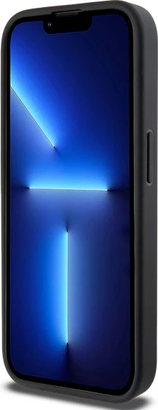 Mbështjellës DKNY Grained Metal Logo MagSafe për iPhone 15 Pro Max, Bezhe