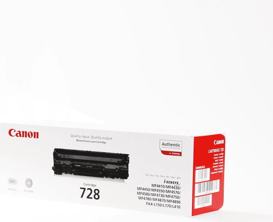 Toner, Canon, 728 (3500B002), 2100 faqe, e zezë