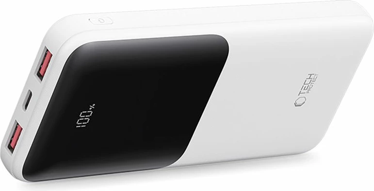 Powerbank Tech-Protect PB01 10000mAh 22.5W, Bardhë