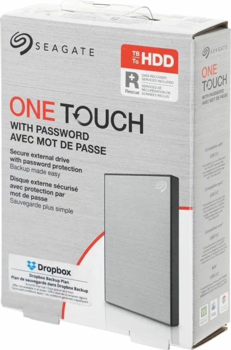 Hard disk i jashtëm Seagate One Touch STKY2000401 2TB 2.5" USB 3.0, argjend