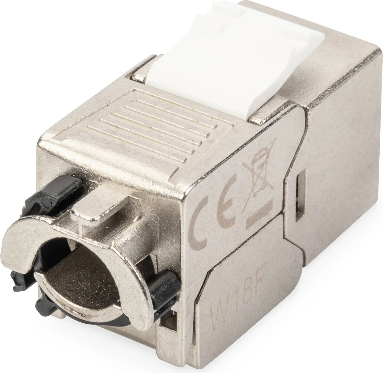 Keystone modul Cat. 6A Digitus DN-93617-24, shielded, intelligent cable manager, set 24 copë, argjendtë