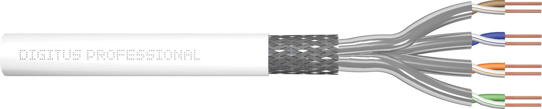 Kabllo rrjeti Digitus Cat7 305m S/FTP, e bardhë