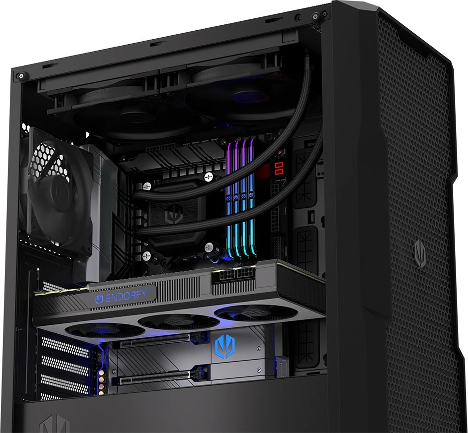 Ftohës me ujë për procesor Endorfy Navis F280, 2x140mm, i zi