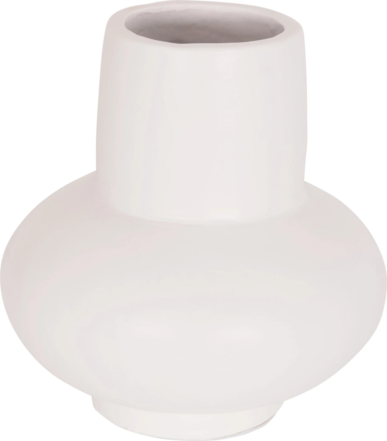 Vazo dekorative për tavolinë LEMA, terrakotë e bardhë, FH4664.02S, 22x22cm