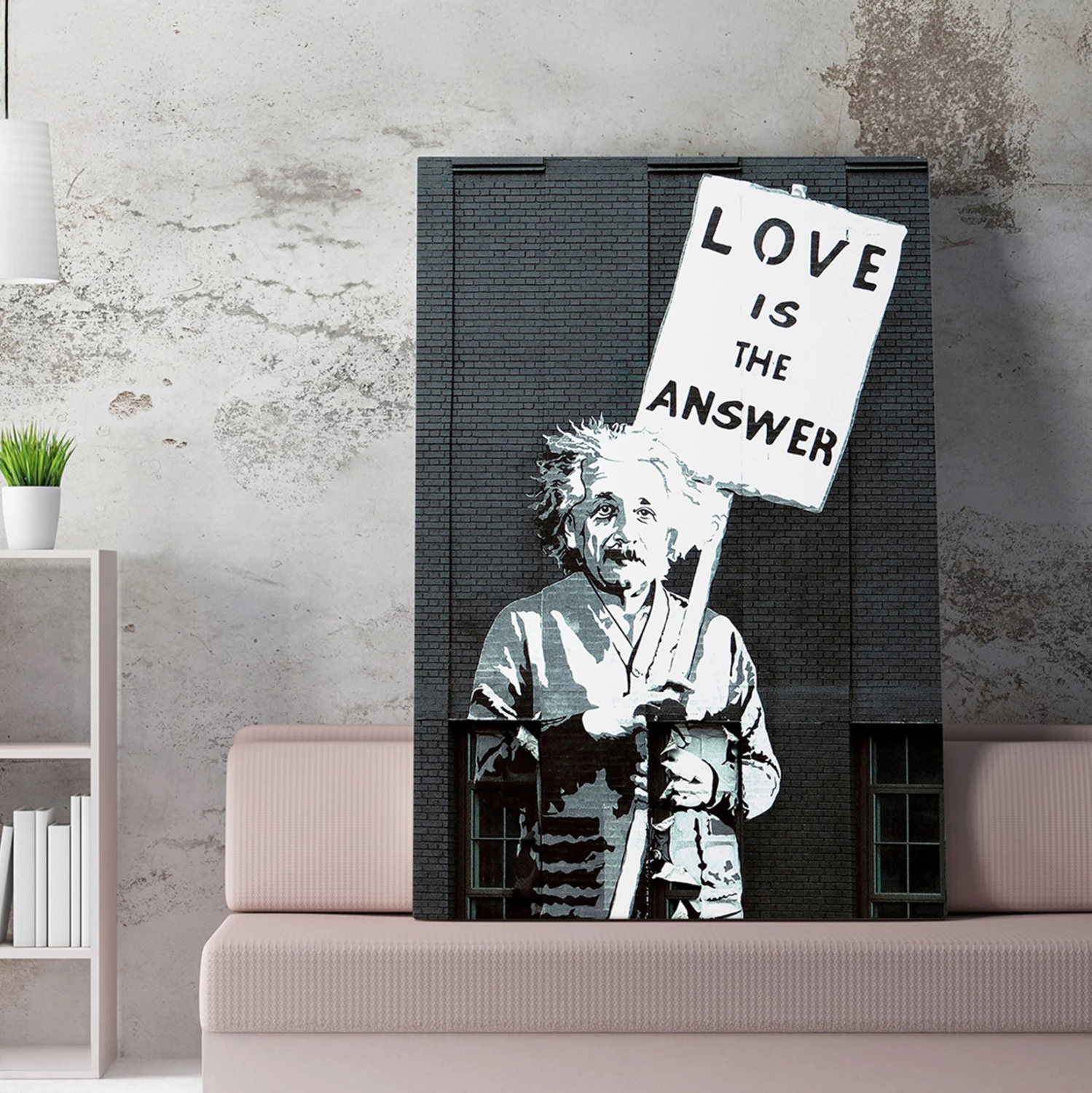 Pikturë muri GOBI, kanavacë e printuar, 50x3x70cm