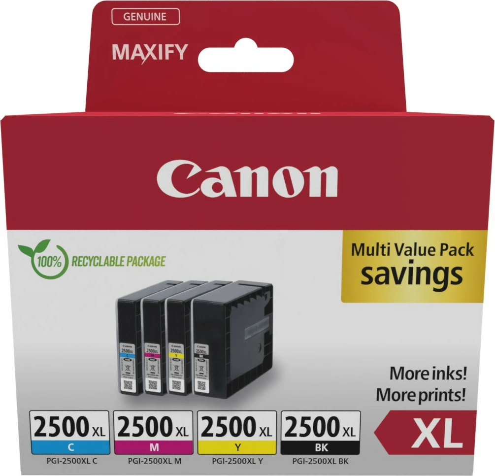 Toner Canon 9254B010, High (XL) Yield, Black, Cyan, Magenta, Yellow, 4 pc(s), Multi pack