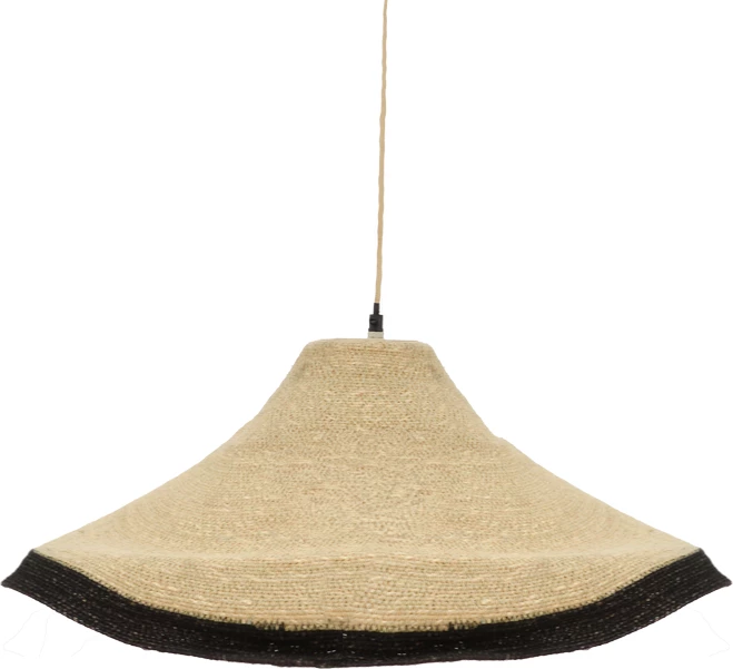 Llambë tavani Hatty Inart E27 natyrale D60x115cm