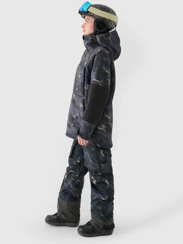 Jakne snowboardi për femra 4f, e zezë