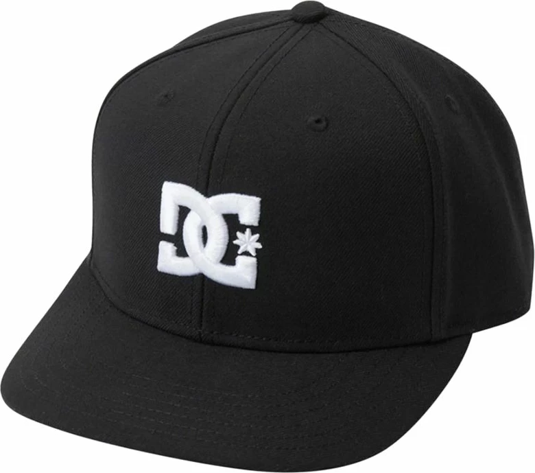 Kapelë snapback DC për meshkuj, e zezë