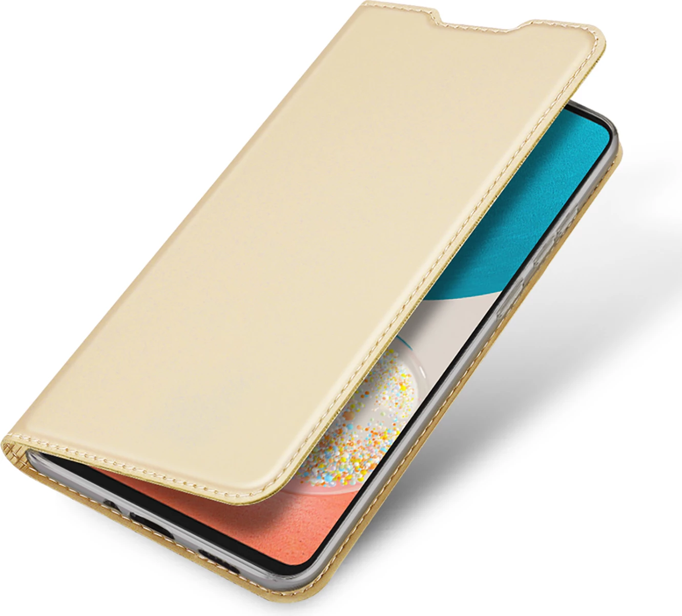 Mbështjellës Dux Ducis Skin Pro për Samsung Galaxy A73, me kapak, Gold