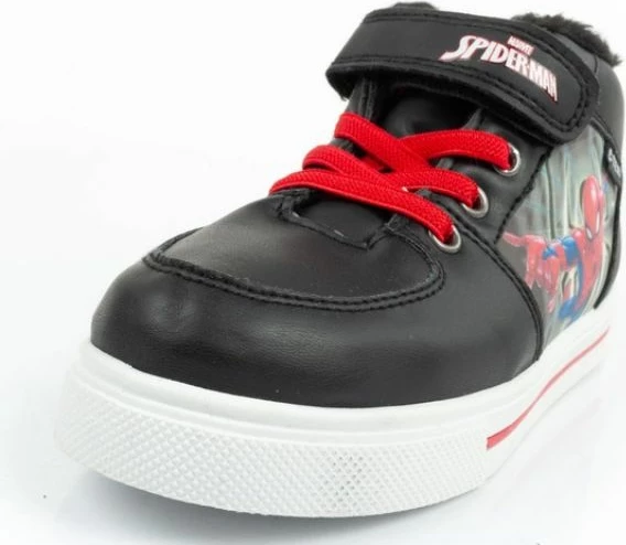 Çizme për fëmijë Inny, të zeza dhe të kuqe