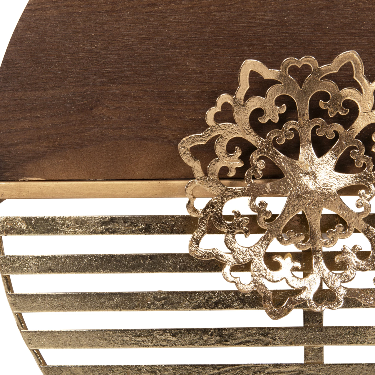 Dekor muri FH4210 metalik, ngjyrë kafe-ari, 125x39H cm