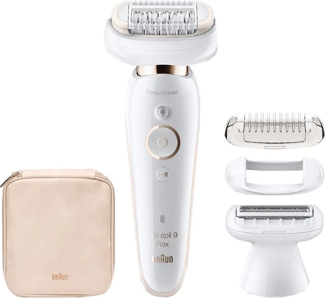 Epilator Braun 9002, i bardhë / ari