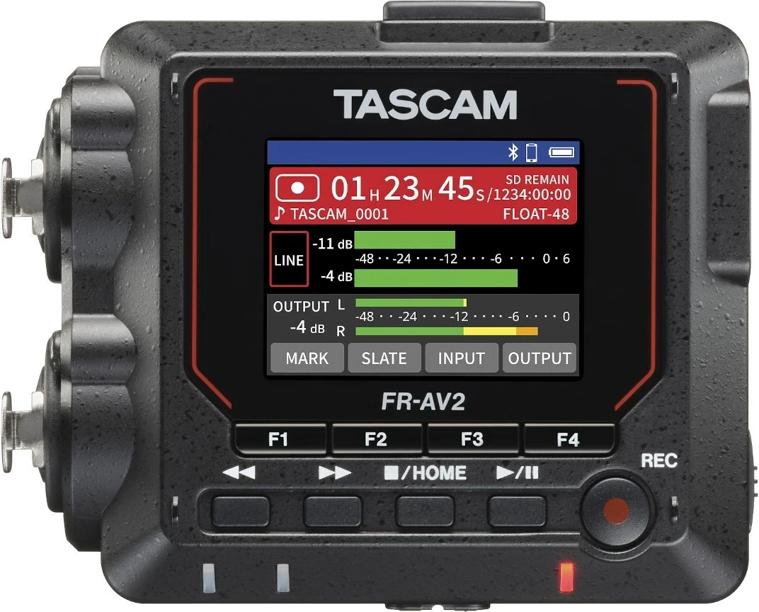 Regjistrues portativ audio TASCAM FR-AV2, 2 kanale, MicroSDHC, USB Type-C, i zi