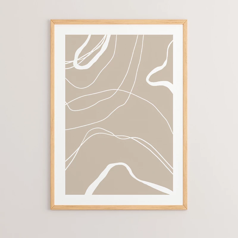 Pikturë murale në kornizë Grito, print digjital, shumëngjyrëshe, 33x1.5x48cm