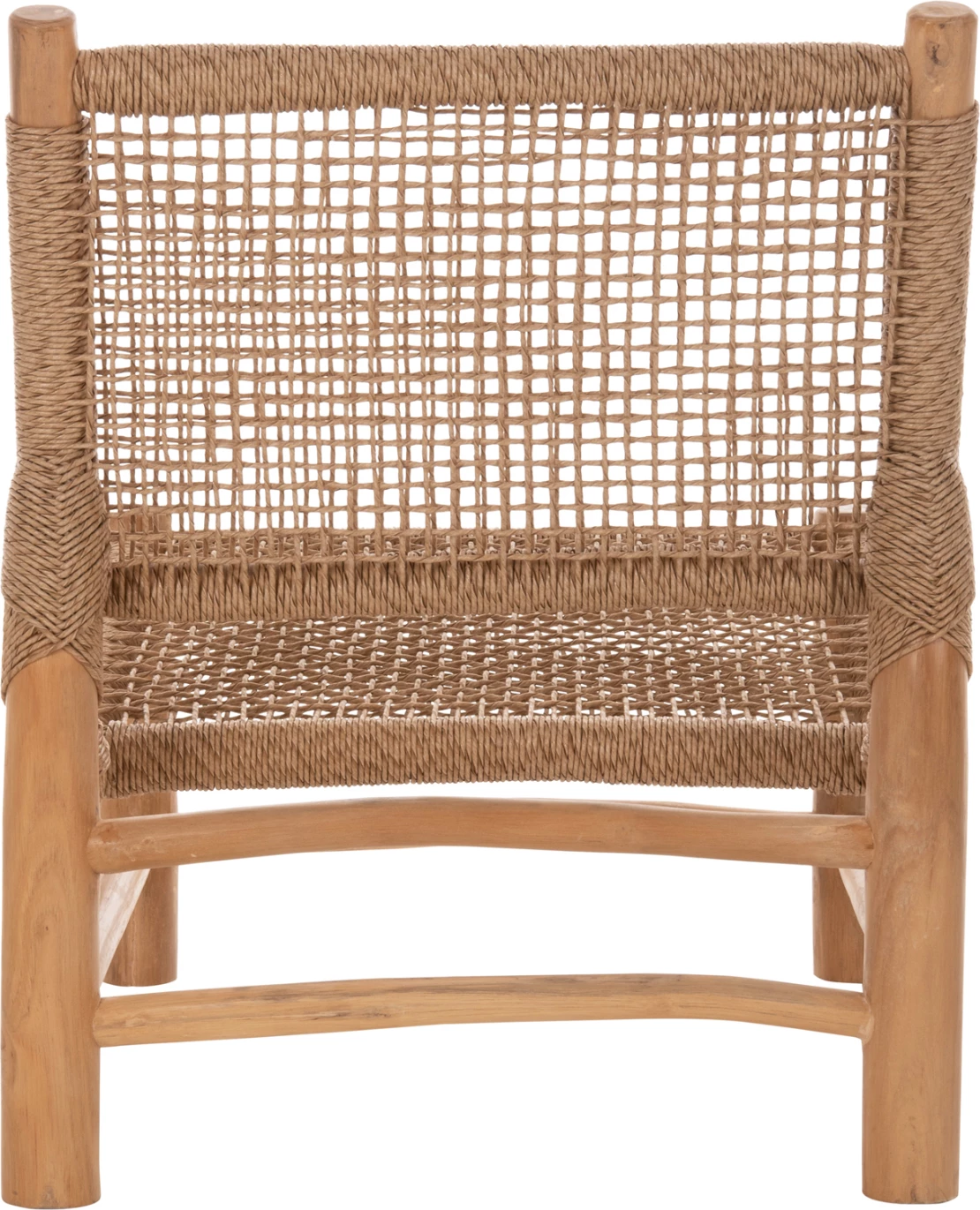 Karrige për brenda LONDER FH5986 dru TEAK dhe ratan sintetik 63x77x77Hcm